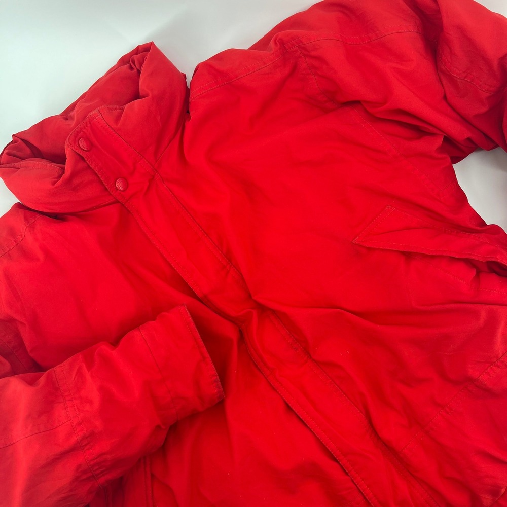 Eddie Bauer Gore-Tex Goose Down Puffer Jacket Mens XL Red Vintage Parka 6996